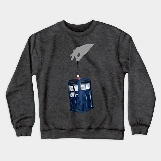 The Doctor on a Wire Crewneck Sweatshirt by No_One